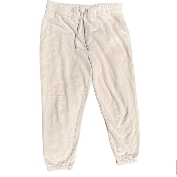 James Perse Beige French Terry Sweat Pant - Picture 2 of 7